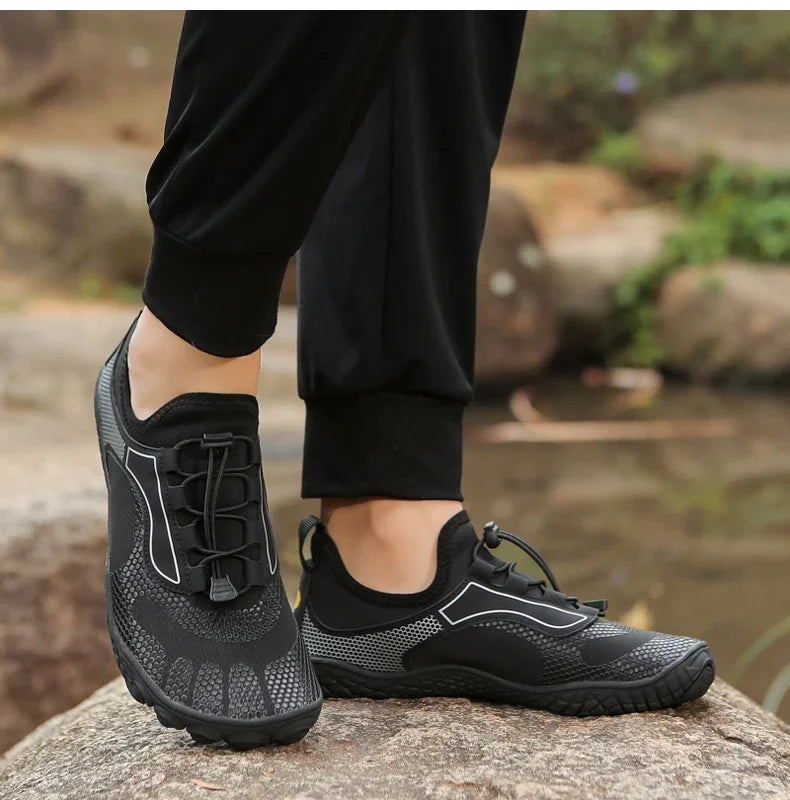 Men Breathable Swimming Diving Water Shoes Women Aqua Beach Shoes Fitness Sea Barefoot Summer Outdoor Wading Shoes Plus Size 48