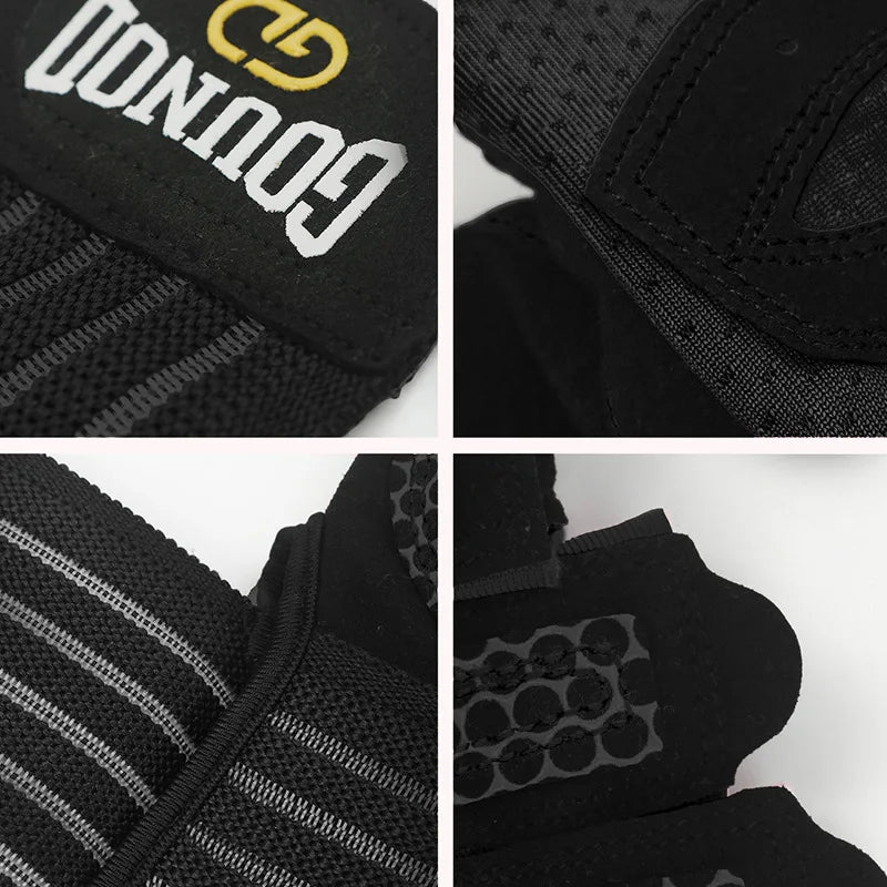Weightlifting Gloves Wristband Support Breathable Anti-Slip