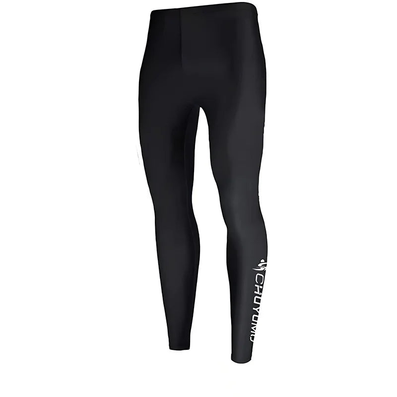Men's Outdoor Water Sports Surfing Beach Swim Pants Sun Protection Anti-Jellyfish Diving RashGuard Fitness Bathing Legging Pants