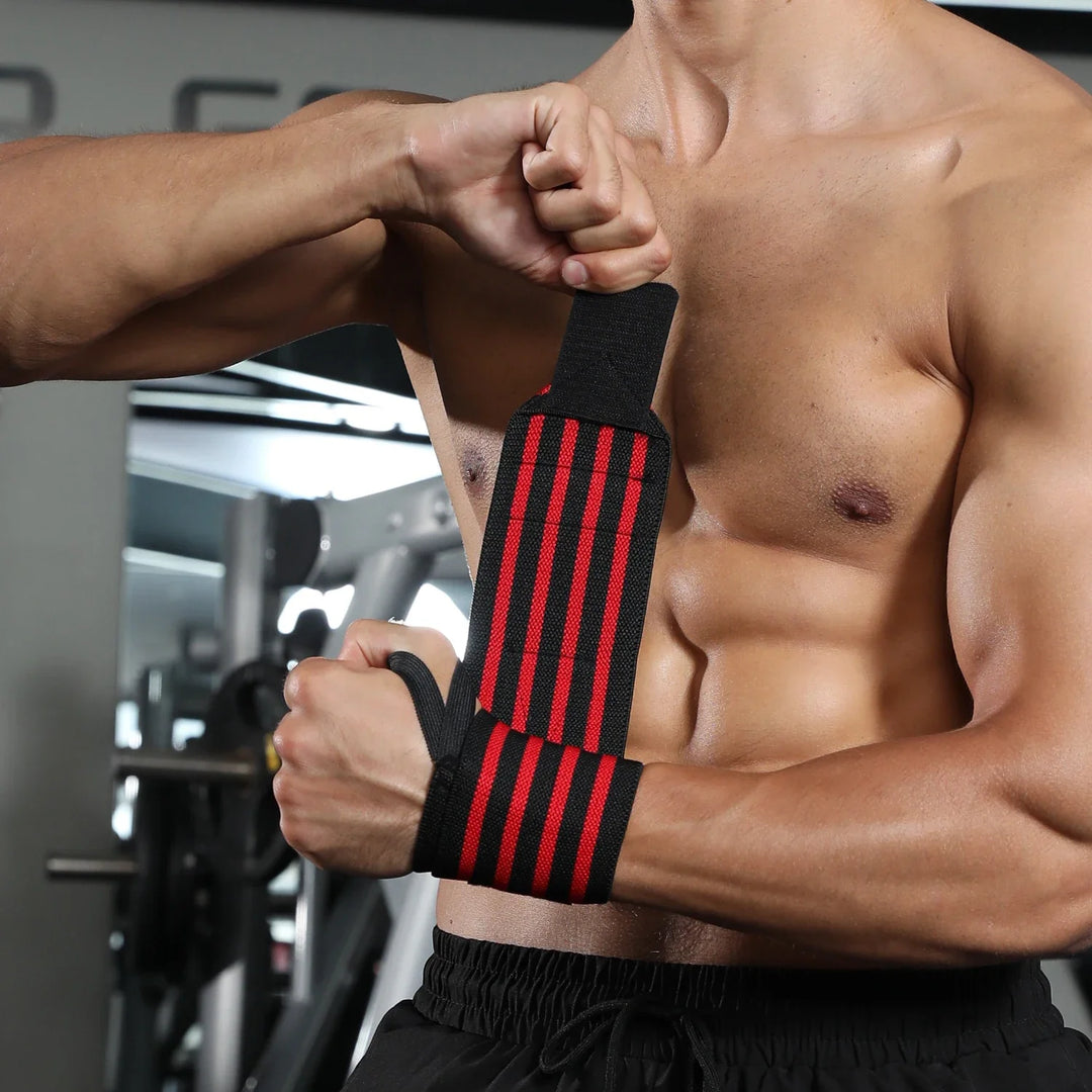 WOSWEIR-1 Pair Weightlifting Wristband, Wrist Wraps, Gym Fitness Straps Support , Sports Equipment