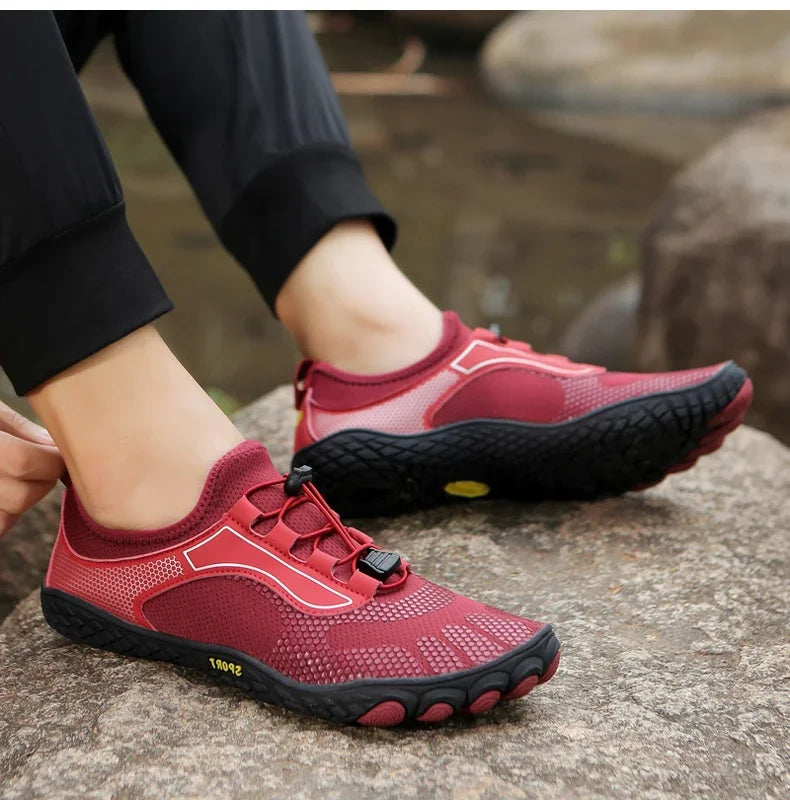 Men Breathable Swimming Diving Water Shoes Women Aqua Beach Shoes Fitness Sea Barefoot Summer Outdoor Wading Shoes Plus Size 48