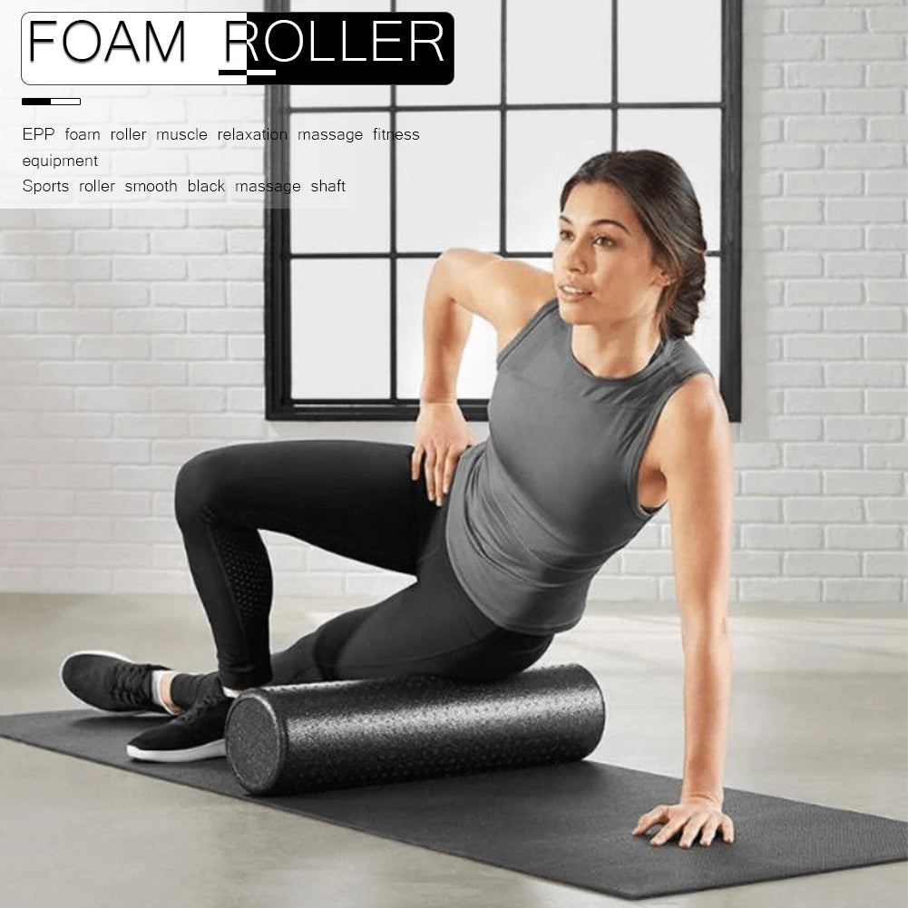 Yoga Pilates Foam Roller 30/45cm Massage Roller Body Exercise Training Gym Back Roller Fitness Equipment Muscle Massage Roller
