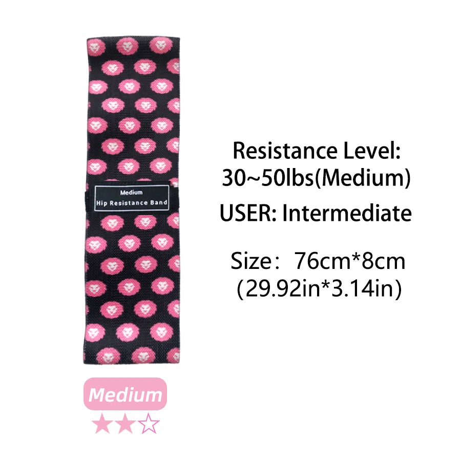 Fabric Resistance Hip Booty Bands Glute Thigh Elastic Workout
