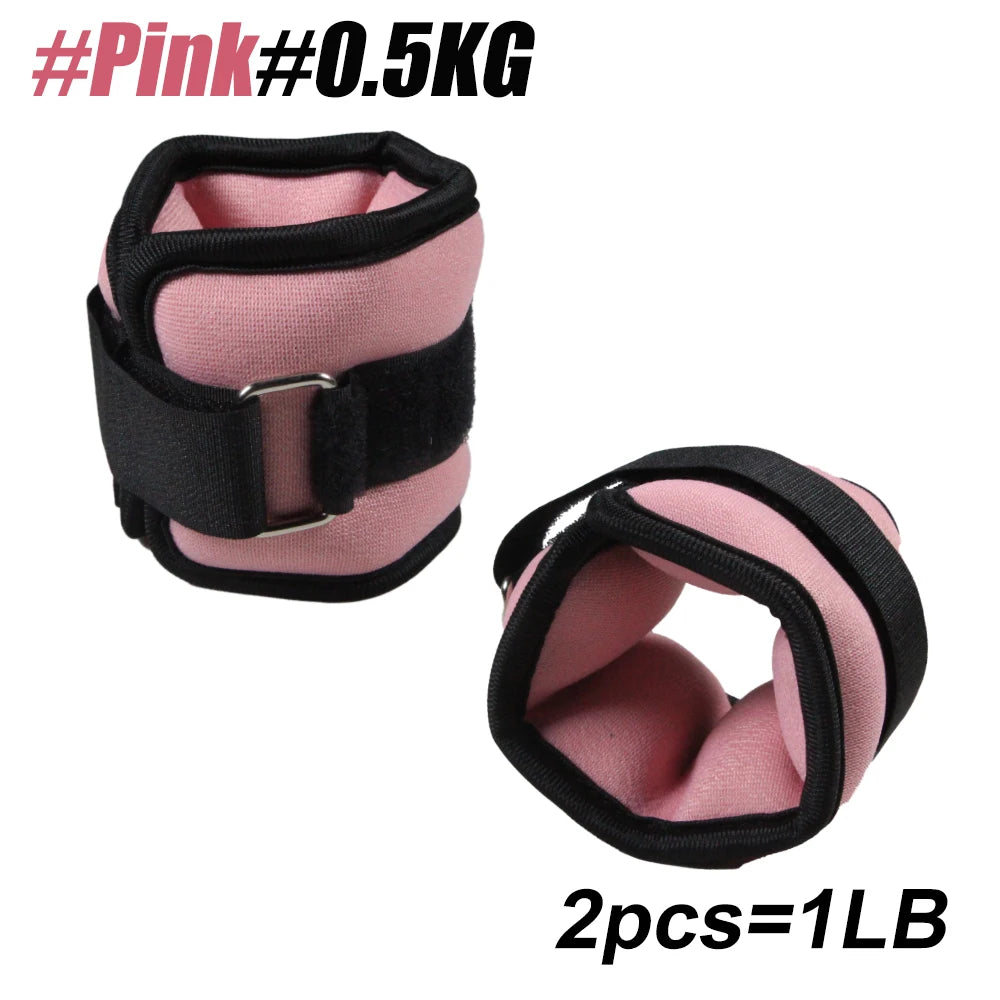 1Pair Ankle Weights for Men Women Kids,Leg Arm Wrist Weights with Adjustable Strap for Running,Gymnastics,Aerobics,Gym,Fitness