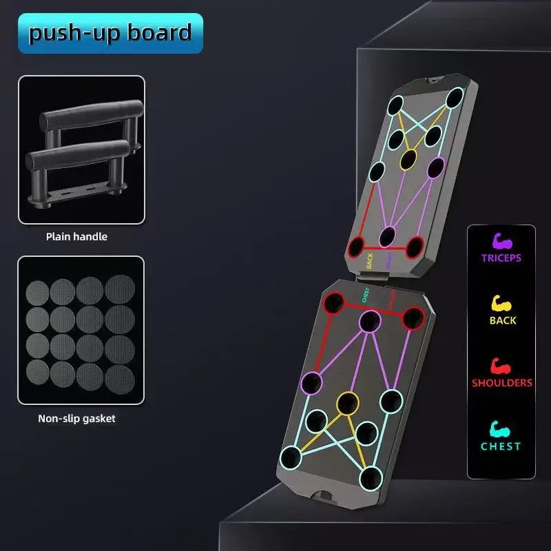 Folding Push-up Board Support Muscle Exercise Multifunctional