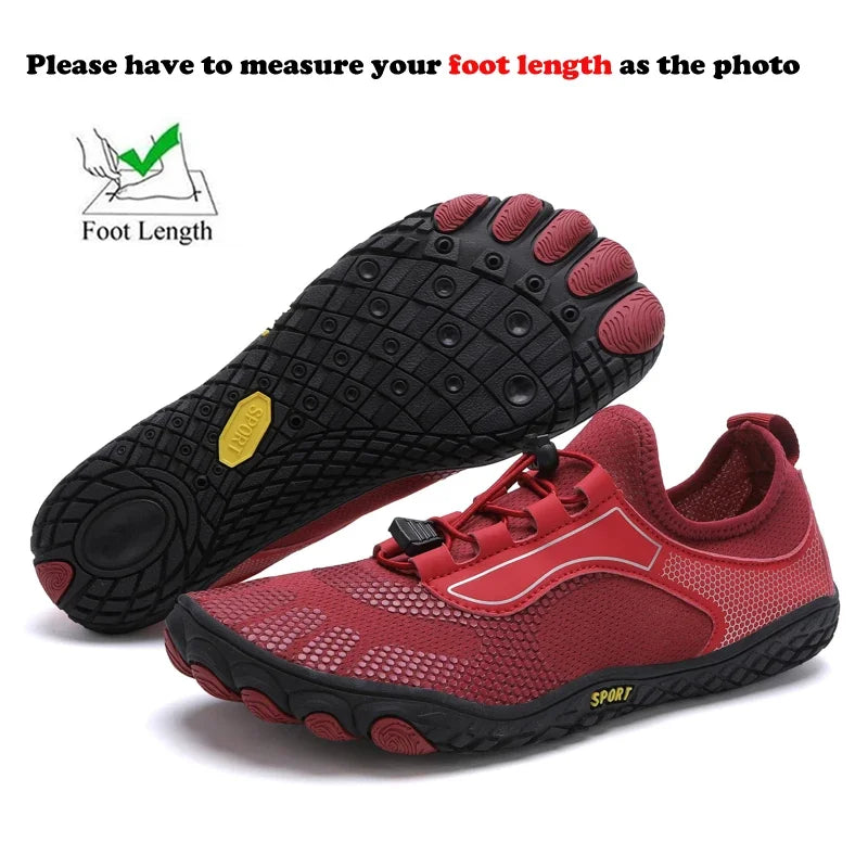 Men Breathable Swimming Diving Water Shoes Women Aqua Beach Shoes Fitness Sea Barefoot Summer Outdoor Wading Shoes Plus Size 48