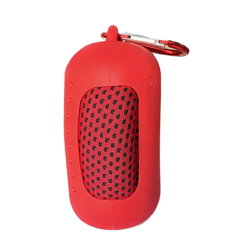 Portable Mini Silicone Set Cold Towel Outdoor Cooling Towel Heat Dissipation Sweat Absorption Quick-drying Fitness Hair