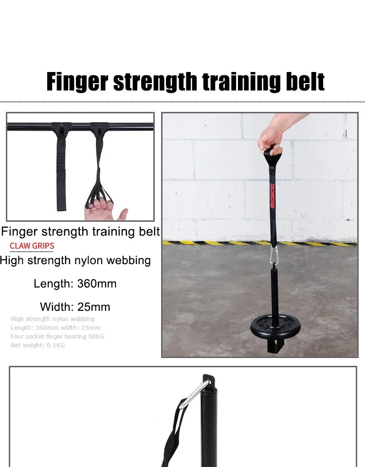 Fitness Finger Strength Training Pinch Block Claw Grips Trainer Gym Barbell Loading Pin Equipment Home Arm Wrist Workout Handle