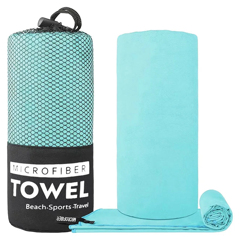 Microfiber Towel 1PC-Quick Dry Super Absorbent&Ultralight for Gym,Swim,Yoga Beach,Camping-Portable Fitness&Pool Accessories