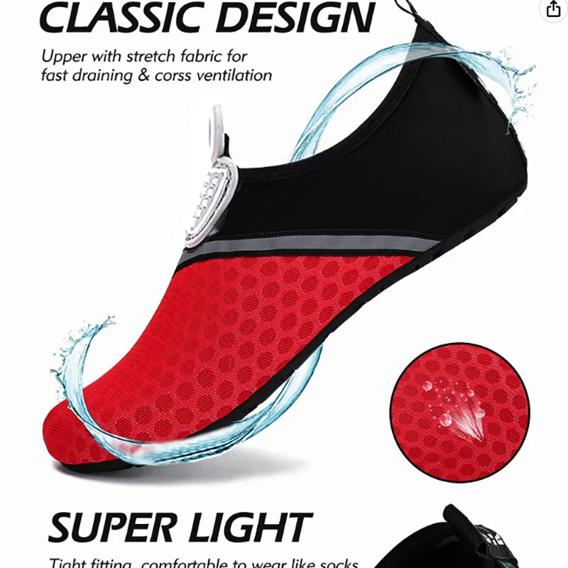 Diving Shoes Women Aqua Shoes Men Beach Swimming Water Sport Socks Barefoot Sneaker Fitness Dance Swim Surfing Snorkeling Shoe