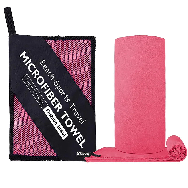 Microfiber Fitness Towel Bath Towel Set Sweat Absorbent Sports Towel  Yoga Towel Fitness Towel Gym Towel  Suitable for Travel