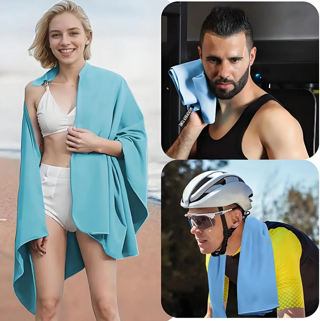 1 Piece Outdoor Sports and Fitness Quick Dry Towel / Sweat Absorbent Quick Dry Towel / Outdoor Hiking Towel / Yoga，Fitness Towel