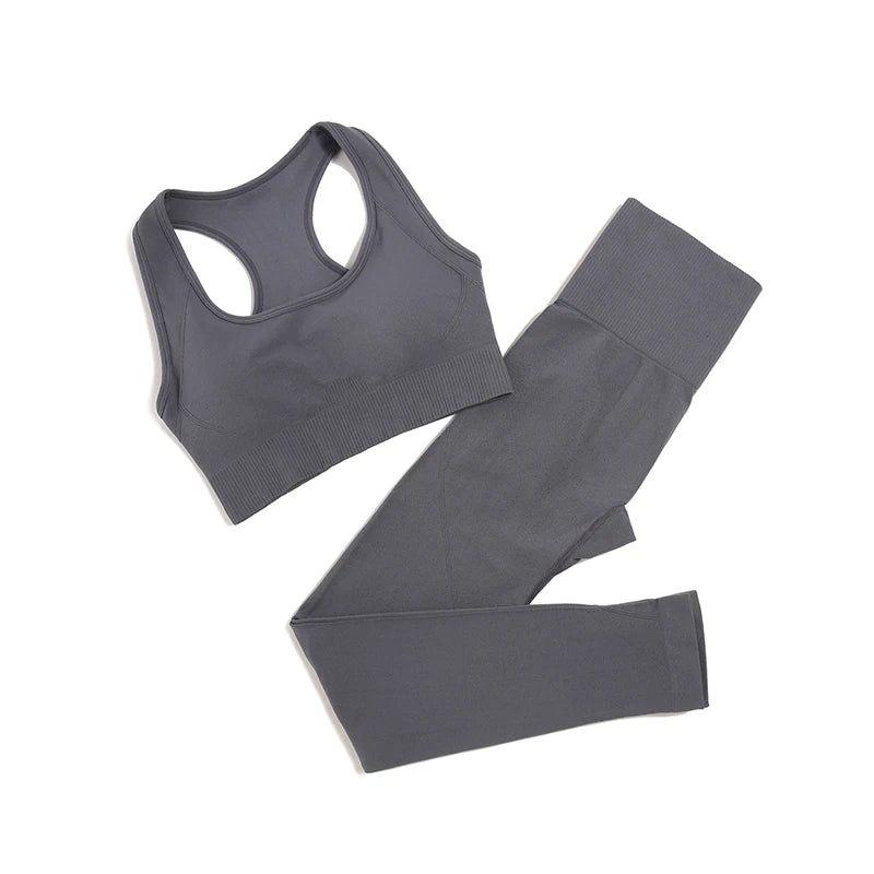 2/3/4pcs Seamless Yoga Set Gym Clothes Sportswear