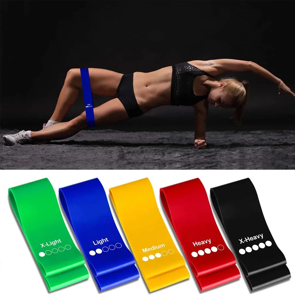 WOSWEIR-Training Resistance Bands Yoga Gym Fitness Gum Pull Up Assist Rubber Band Crossfit Exercise Home Workout Equipment