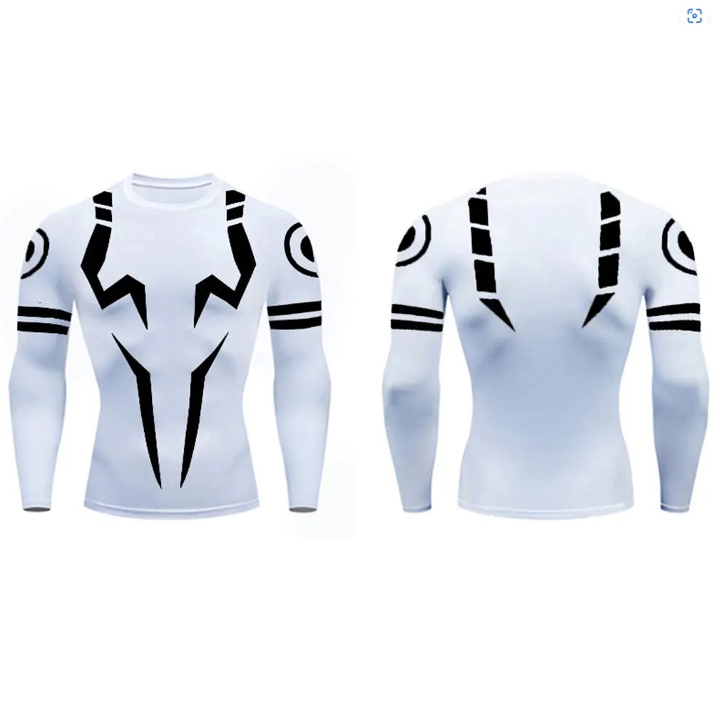 Anime Jujutsu Kaisen Compression Set Fitness Suit