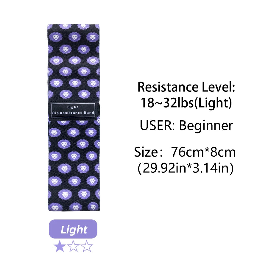 Fabric Resistance Hip Booty Bands Glute Thigh Elastic Workout
