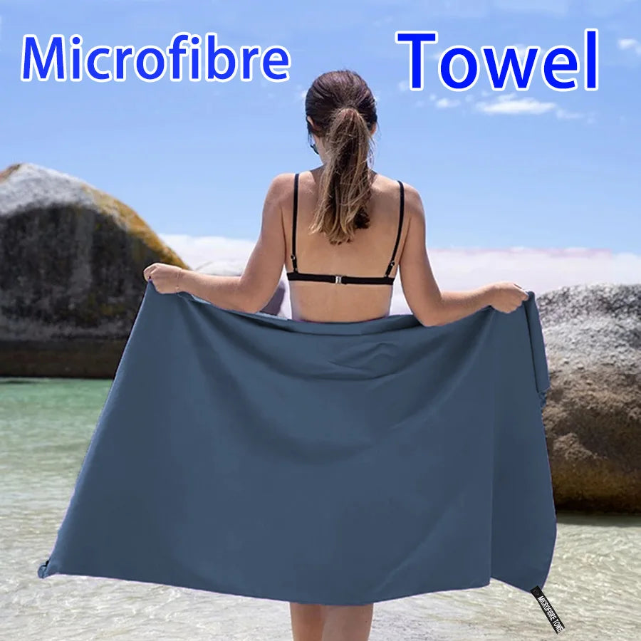 Microfiber Fitness Towel Bath Towel Set Sweat Absorbent Sports Towel  Yoga Towel Fitness Towel Gym Towel  Suitable for Travel