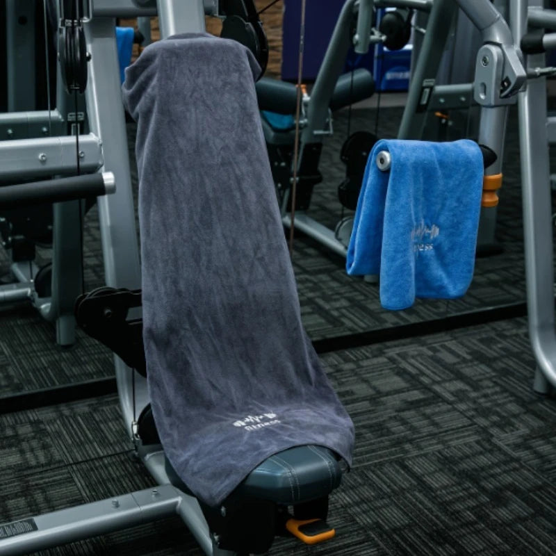 Microfiber Fitness Towel for Sports Gym Equipment Sweat Pad Beach Running Swimming Non-Slip Sports Sweat Absorbent Towel