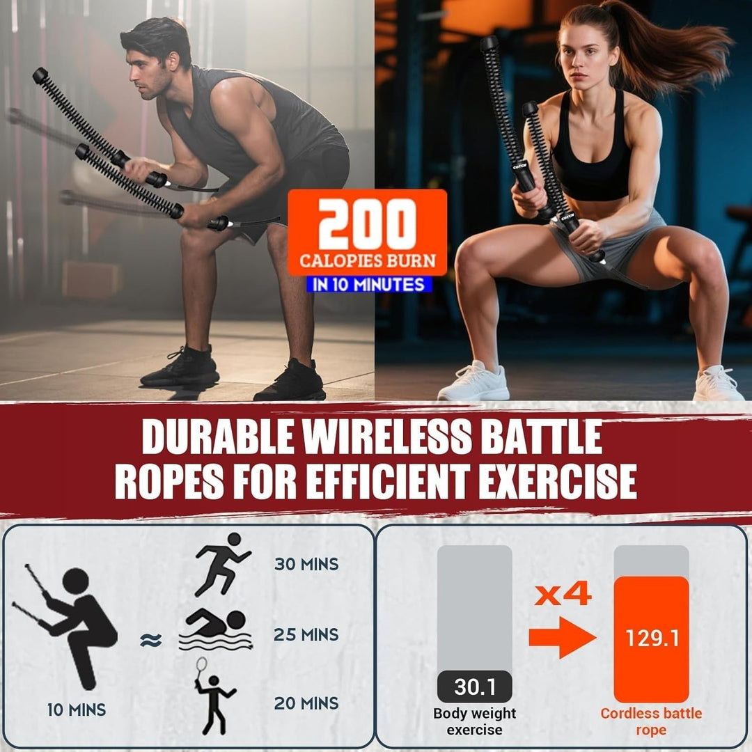 Sports ™ Ropeless Battle Ropes